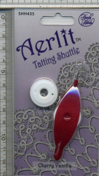 画像1: [5326] Aerlit　Tatting　Shuttle　-CherryVanilla- (1)
