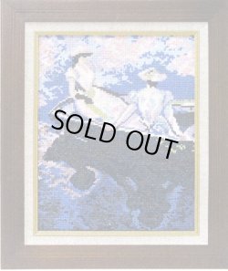 画像2: [5853] オリムパス クロスステッチキット　アートギャラリー　「舟遊び」モネ作