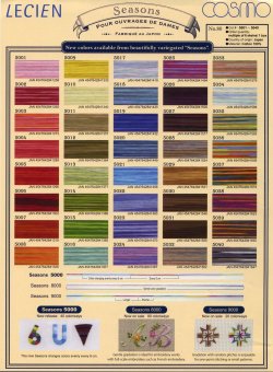 画像2: [6792] ルシアン コスモ刺しゅう糸25番　シーズンズ　5000番台