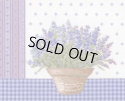 画像1: [6929] オリムパス　オノエ・メグミししゅうキットシリーズ　フラワーコーディネート　ラベンダーとテラコッタの鉢