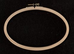 画像1: [7692] RICO　EMBROIDERY　HOOP（オーバルフープ・ヨコ）約22.5×14.8cm
