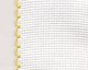 [7828] クロスステッチ ステッチテープ 5cm幅 / 白地×ふち黄色【No.9】