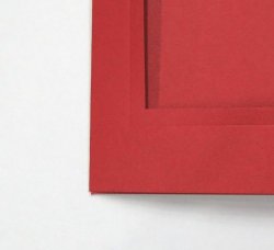画像2: [8179] プレゼントカード　赤：四角　2枚セット封筒付き