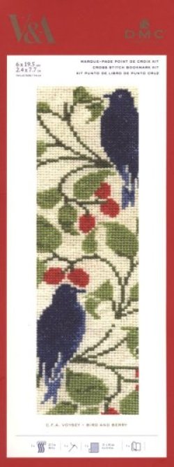 画像1: [8427] DMCクロスステッチキット　Bird and Berry / C.F.A. Voysey　品番：BL1171/77