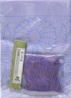 画像2: [8542] Tulip 花ふきん　SASHIKO WORLD France -幸せのゆりかご-