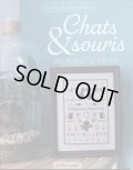 [8992] mains&merveilles Chats & souris -AU POINT DE CROIX-