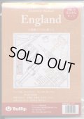 [9182] Tulip 花ふきん　SASHIKO WORLD  England -2階建てバスに乗って-