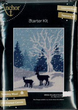 画像1: [9433] Anchor Tapestry　Starter Kit　-Woodland Snowfall-