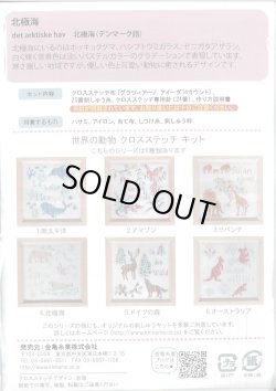 画像2: [9506] Anchor 世界の動物クロスステッチキット　4.北極海
