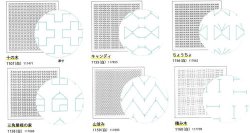 画像1: [9511] DARUMA　刺し子ふきん【白】　一目刺し　各種