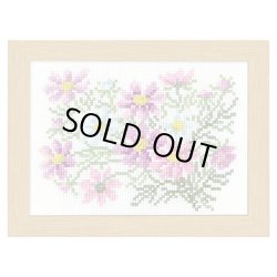 画像1: [9904] オリムパスクロスステッチキット　12ヶ月の花フレーム　9月 コスモス