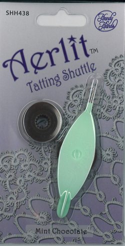 画像1: [10028] Aerlit　Tatting　Shuttle　-MintChocolate-