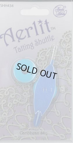 画像1: [10027] Aerlit　Tatting　Shuttle　-CaribbeanSky-
