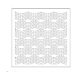 [10045] オリムパス刺し子 花ふきん Sashiko Textile lab - Flow- (白)