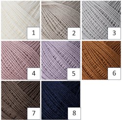 画像2: [10058] オリムパス SILK＆WOOL 50g 玉巻 各色