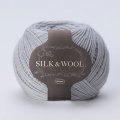 [10058] オリムパス SILK＆WOOL 50g 玉巻 各色