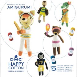 画像1: [10145] DMC HAPPY COTTON MINI BOOK-スポーツアニマル-