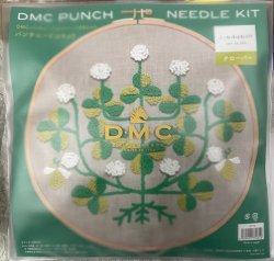 画像1: [10158] DMC パンチニードルキット 点と線模様製作所 -クローバー-