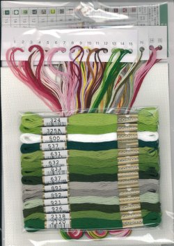 画像2: [10236] COSMO クロスステッチキット Stitching with Fujico collection -秋の庭から-