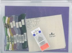 画像2: [10424] DMC 樋口愉美子 刺繍キット 紫色のブーケ　
