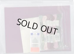 画像2: [10420] DMC 樋口愉美子 刺繍キット ピンク色のブーケ　