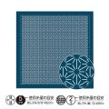 [10449] オリムパス刺し子 花ふきん  - 麻の葉 Asanoha- (藍)