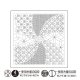 [10441] オリムパス刺し子 花ふきん  - 花手毬 Hana Temari- (白)