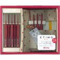 [10013] Tulip　ETIMO Red クッショングリップ付きかぎ針セット