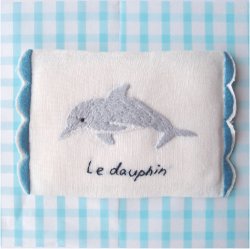 画像1: [10486] Sunny Thread 刺繍キット イルカのティッシュケース