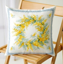 画像1: [10358] オノエ・メグミ　Mimosa　Collection　6064　ミモザのリース