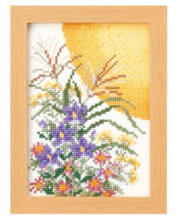 画像2: [9646] オリムパス 12ヶ月の小さな花風景　〜マリー・カトリーヌコレクション〜 9月 お月見の花飾り