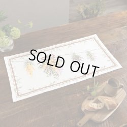 画像1: [10515] オノエ・メグミ　Mimosa　Collection　テーブルセンター　ミモザのスワッグブーケ