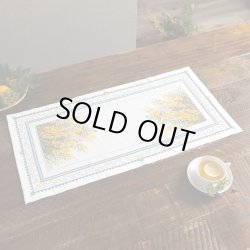 画像1: [10516] オノエ・メグミ　Mimosa　Collection　テーブルセンター　満開のミモザ