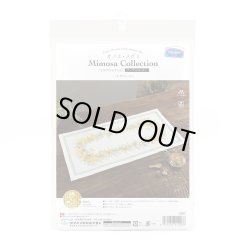 画像3: [10514] オノエ・メグミ　Mimosa　Collection　テーブルセンター　ミモザのリース