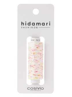 画像1: [8505] ルシアン COSMO  hidamari　刺し子糸　no.89 点絣 各色　日本製