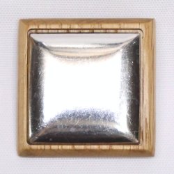 画像1: [10562] 新型オリジナル木製ブローチ台【四角】 木地色