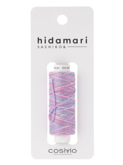 画像1: [8507] ルシアン COSMO  hidamari　刺し子糸　no.89 マルチカラー 各色　日本製