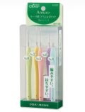 [10564] クロバー　レース針「アミュレ」セット　5サイズ入