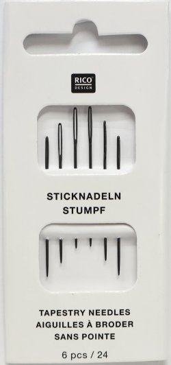画像1: [10571] RICO タペストリー針 24　黒