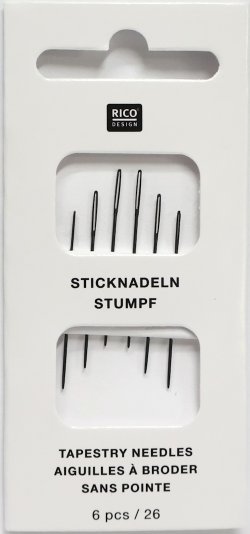 画像1: [10572] RICO タペストリー針 26　黒