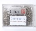 [1631] Cha-P 国産ステンレスピン(W-17)　17mm×0.45mm　25g