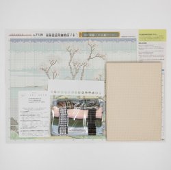 画像2: [4336] オリムパス　クロスステッチししゅうキット　北斎画　富嶽三十六景　東海道品川御殿山ノ不二
