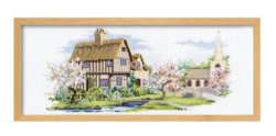 画像2: [5790] オリムパス　クロスステッチキット　〜ブロッサムレーン〜