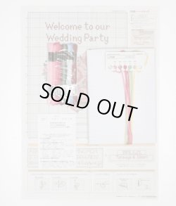 画像2: [5874] オリムパス　クロスステッチキット　ローズウェルカムボード　ハートローズ