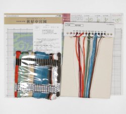画像2: [5865] オリムパス クロスステッチキット　日本の美名作選　秋好中宮図　尾形光琳筆より
