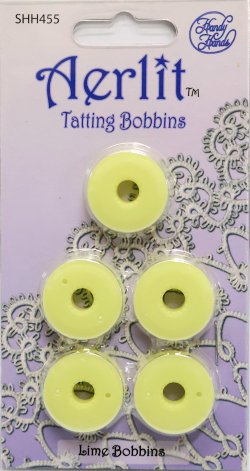 画像1: [5319] Aerlit　Tatting　Bobbins　-Lime Bobbins-