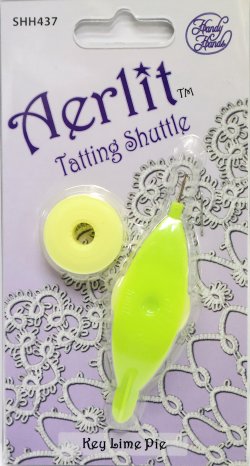 画像1: [5328] Aerlit　Tatting　Shuttle　-Key Lime Pie-