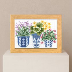 画像2: [10700] オリムパスクロスステッチキット　12ヶ月のＢＯＮＳＡＩ　「6月 草もの」