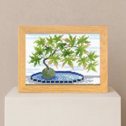 画像2: [10702] オリムパスクロスステッチキット　12ヶ月のＢＯＮＳＡＩ　「8月 山紅葉」