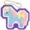 画像2: [10712] はじめてのクロスステッチ　フェアリーチャームキット　4.ユニコーン (2)